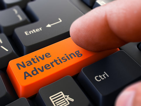 Native Advertising Concept